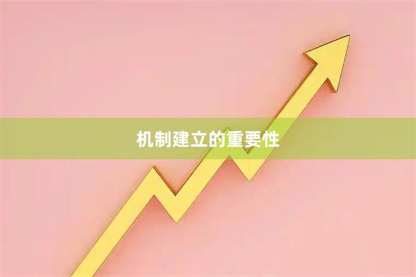 机制建立的重要性